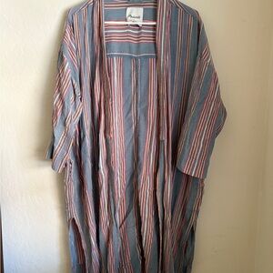 Madewell Striped Kimono Shirt